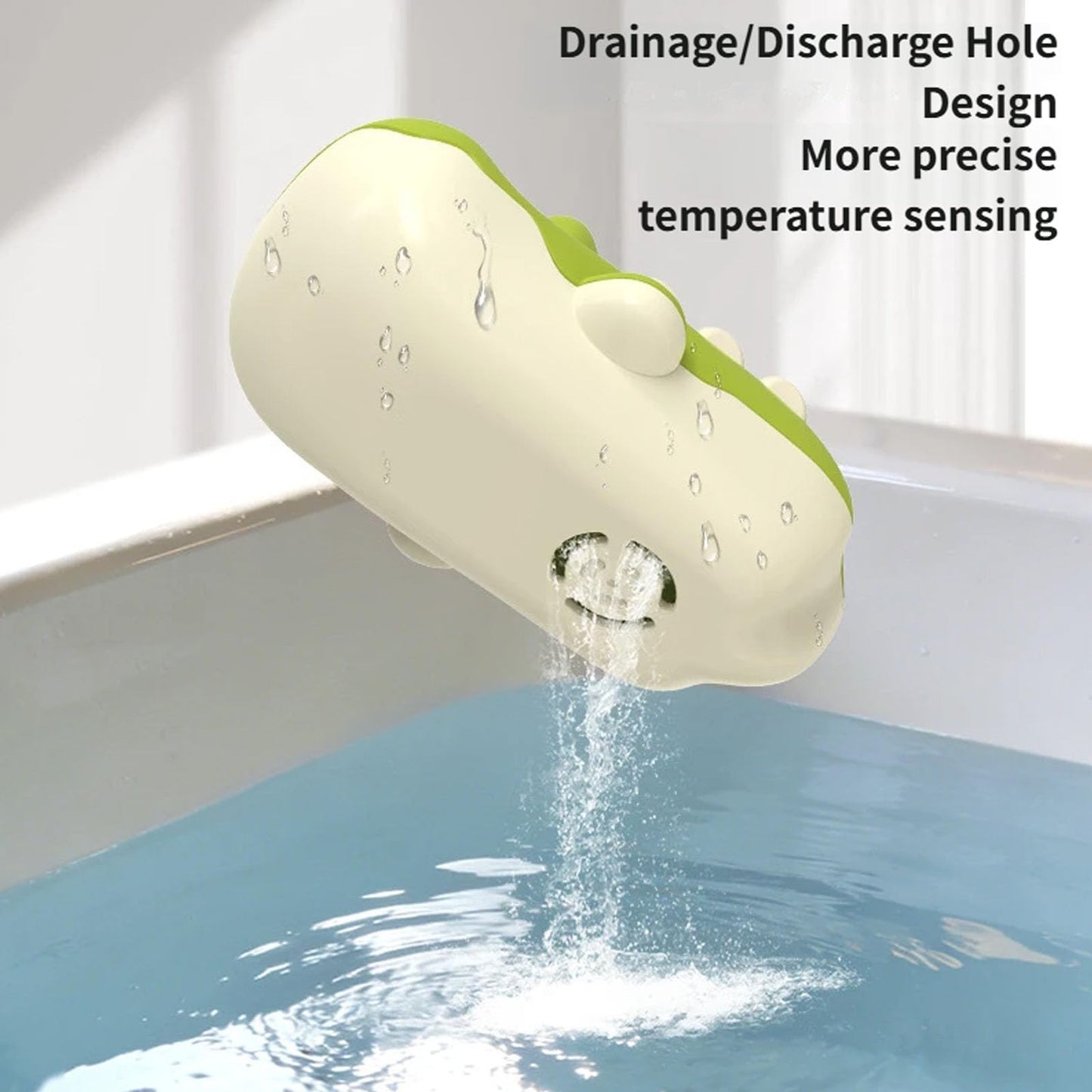Automatic on Off Water Thermometers with Lovely Designs Water Temperature Measure for Safe & Enjoyable Bath Bath Thermograph