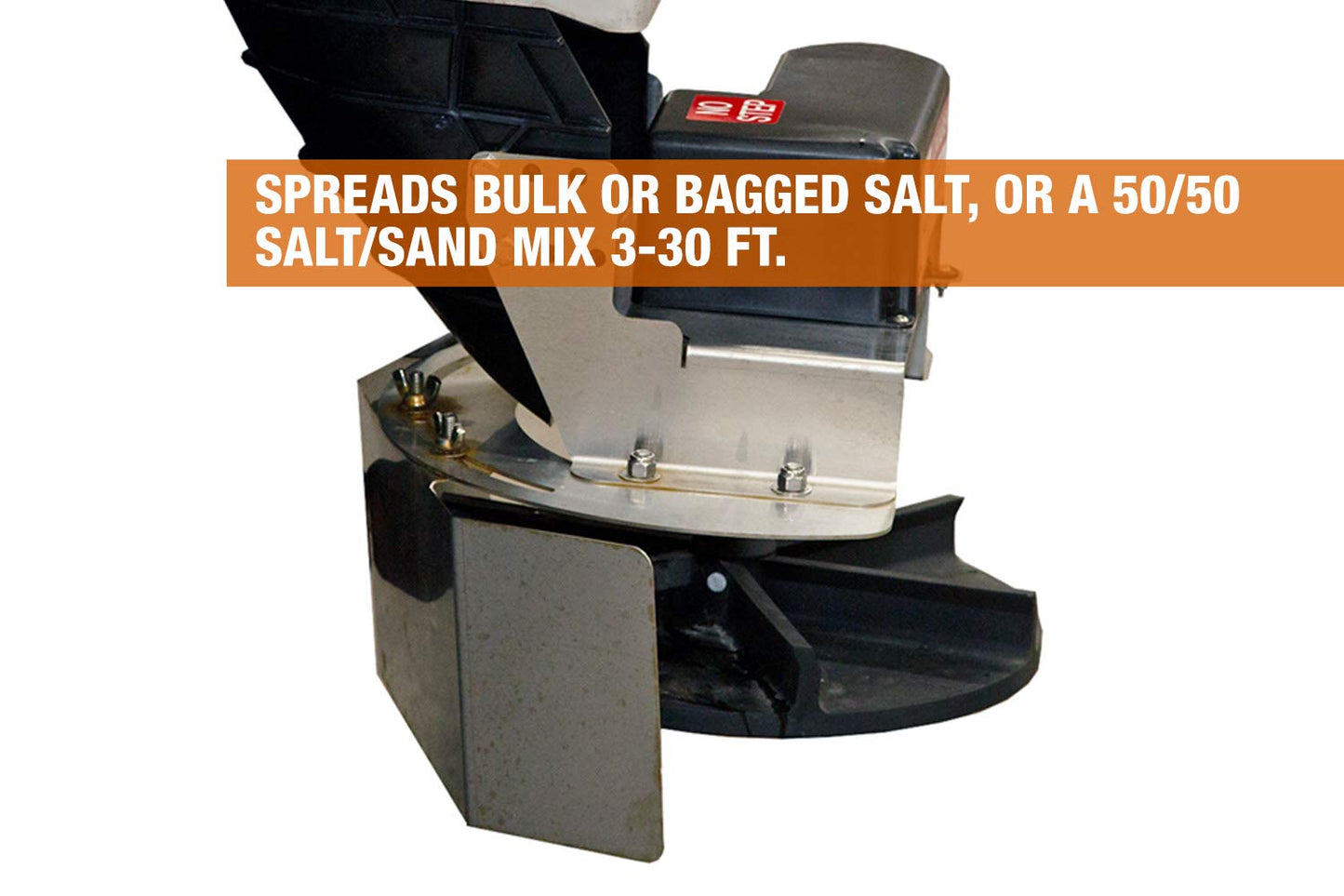 Buyers Products SaltDogg SHPE2000 Commercial Salt & Sand Spreader w/ Electric Drive Hopper, Made In The USA, 2.0 Cu Yds Capacity, Stainless Steel Auger, Medium/Heavy Commercial Salt Spreader
