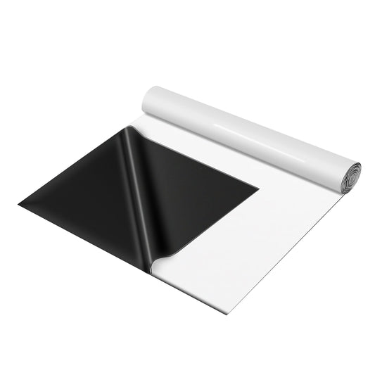 TEXALAN Black and White Panda Film 5.5 Mil Poly Film 100% Virgin Poly Material (10X25FT)