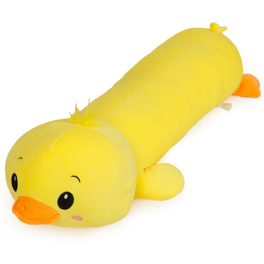 Fanunny Chick Long Stuffed Animal 35" Giant Yellow Chick Plush Body Pillow