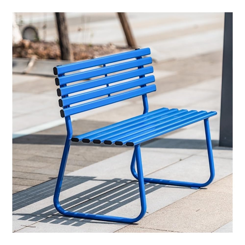 WOAITIANTIAN Outdoor Bench, Outdoor Bench Park Chair Double Patio Leisure Seating Patio Bench(Pink,Medium)