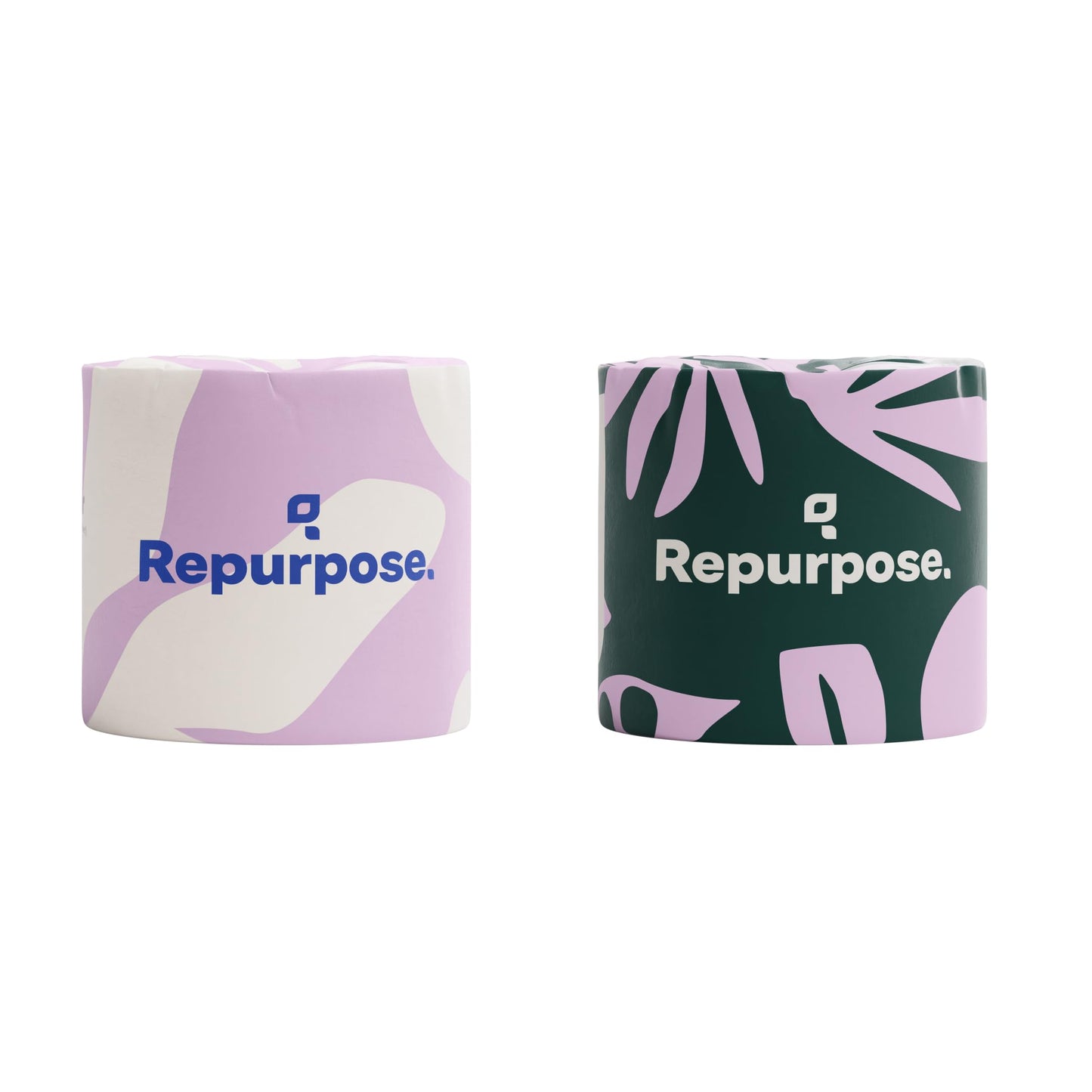 Repurpose 100% Compostable Bamboo Toilet Paper, 12 Rolls, 300 Sheets/Roll
