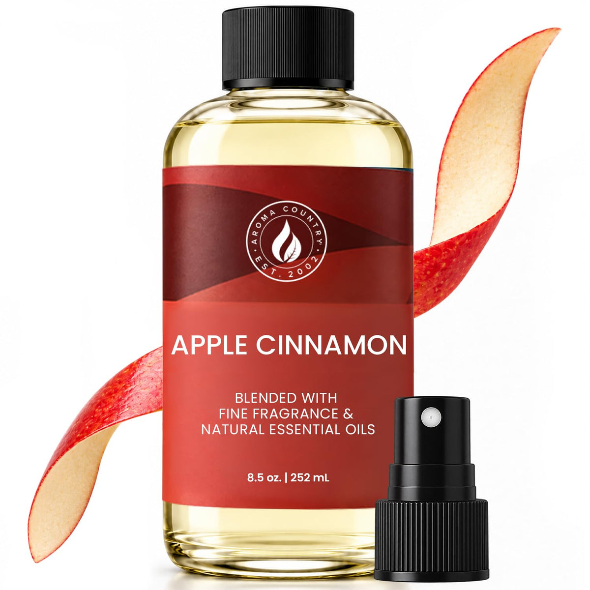 Aroma Country Apple Cinnamon Fall Scent Diffuser Oil Refill (8.5 Fl Oz)