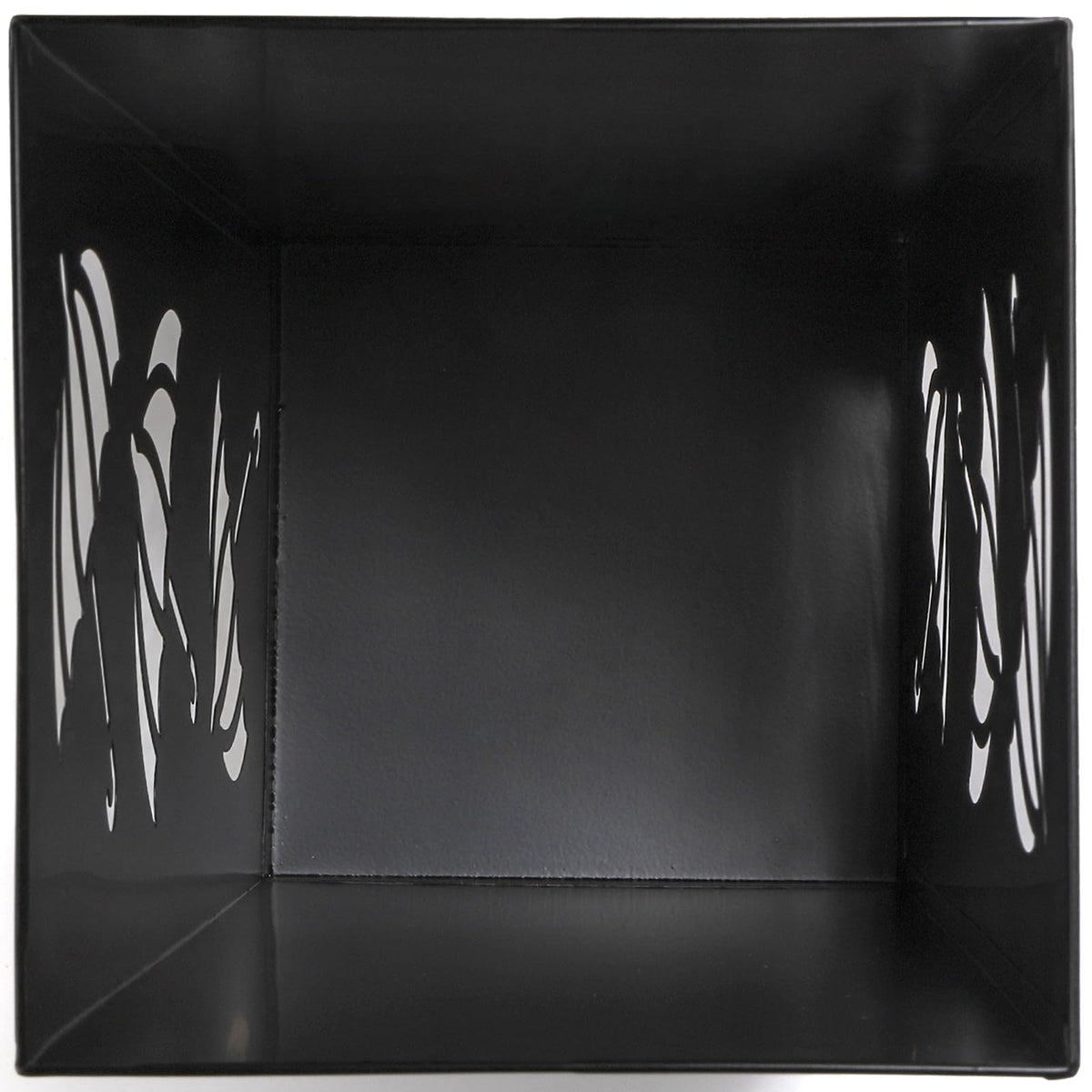 Okllen Metal Umbrella Holder, Square Umbrella Stand Rack for Entryway, 6.3" x 6.3" x 16.5", Black