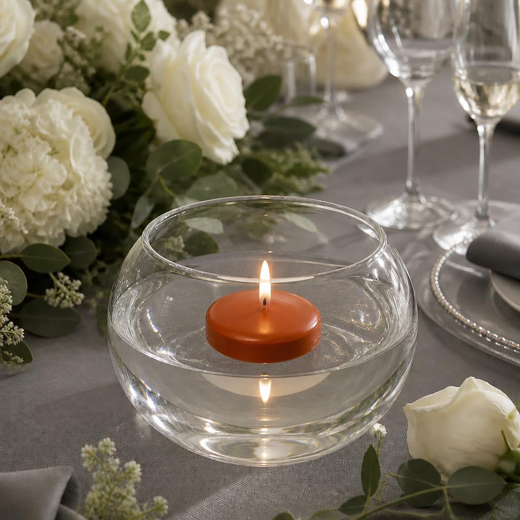 yummi Case of 18 3" Sienna Floating Candles