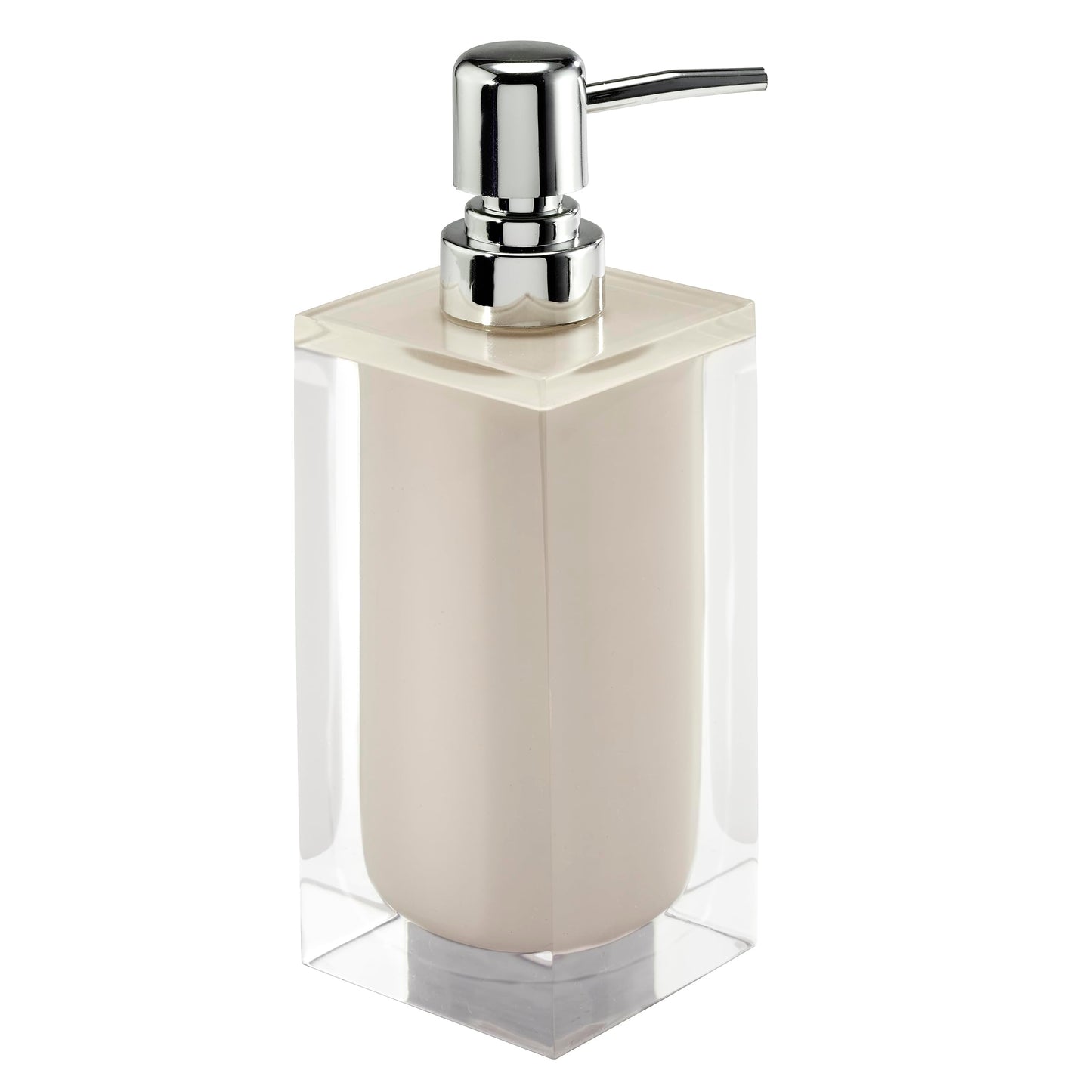 Izod – Lotion Pump, Hand-Painted Resin with Silver-Tone Pump, Soap or Lotion Dispenser for Bathroom, Kitchen or Vanity (Marina)