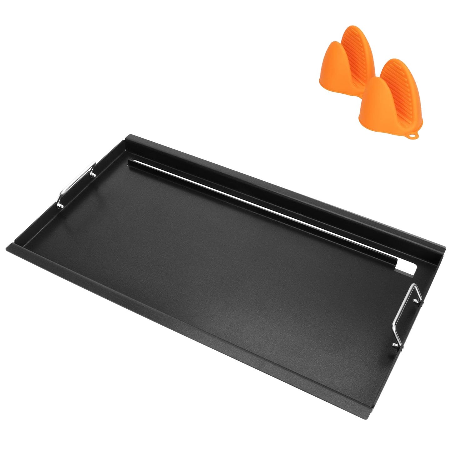 Full-Size Griddle Inserts for Charbroil Performance 5 Burner, Flat Top Griddle for Charbroil Grill 463275517 463243518 463243519 463275717 463372017 463348017, Replace for G470-0002-W1 G470-0003-W1