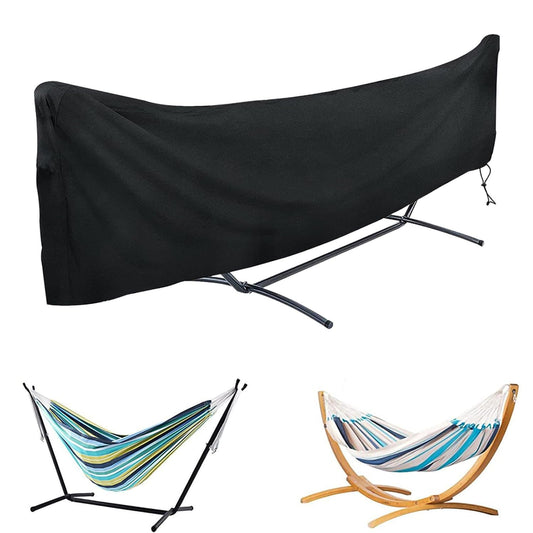 Wothsi Outdoor Hammock Cover 122 x 7 x 32 inch – Waterproof Heavy Duty Hammock Stand Cover, Fits Curved and Straight Frame Hammocks