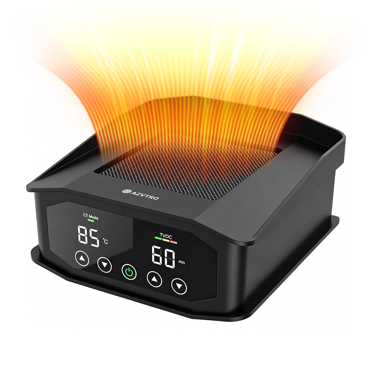 Upgraded Portable Dry Hot Air Heater for Sauna Tent, 1500W Electric Dry Steam Free Sauna Heater, Heats to 185°F, 0-60 MIN Timer, Easy Setup, Quick Heat for Spa Sauna Accessories (110V）