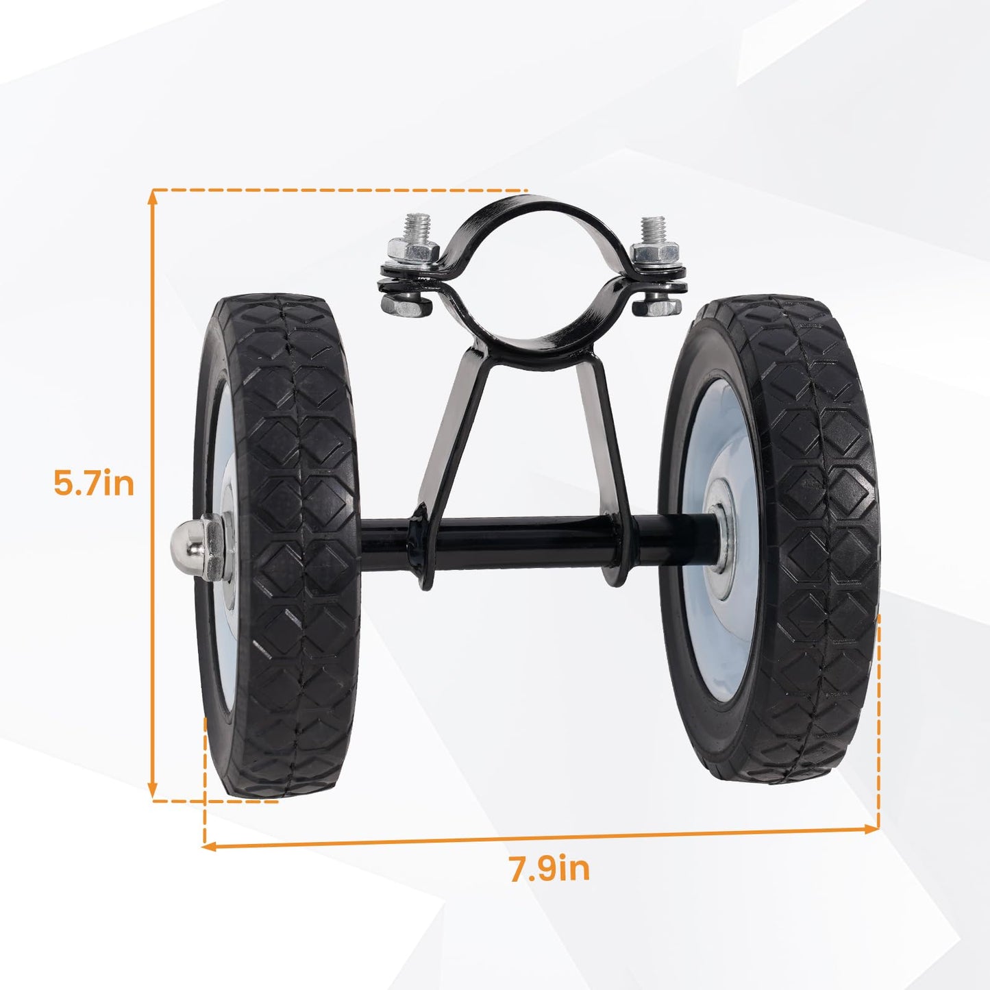 Lazy Daze Hammocks Wheel Kit for Hammock Stands, Black Weather Resistant Universal Hammock Stand Wheel for Easy Outdoor Mobility