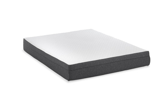 First of a Kind Cal King Split 10" Gel-Infused Memory Foam Mattress in White