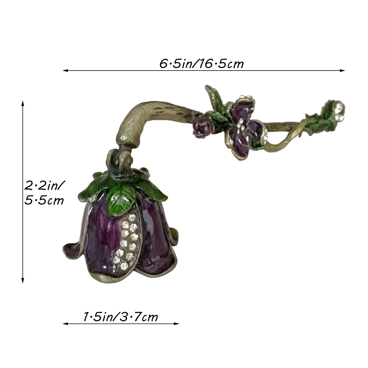Pasiir Candle Snuffer, Unique Candle Extinguisher Snuffer, Decorative Candle Extinguisher Metal Candle Tool (Purple)