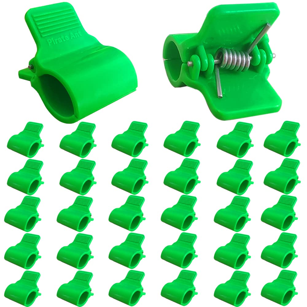Greenhouse Clamps for 1/2 Inch PVC Pipe, Greenhouse Hoops,Support Frame, Grow Tunnel,Plant Support Garden Stakes.For Fixing Plant Cover, Garden Plastic Sheeting, Film Row Cover, Net.