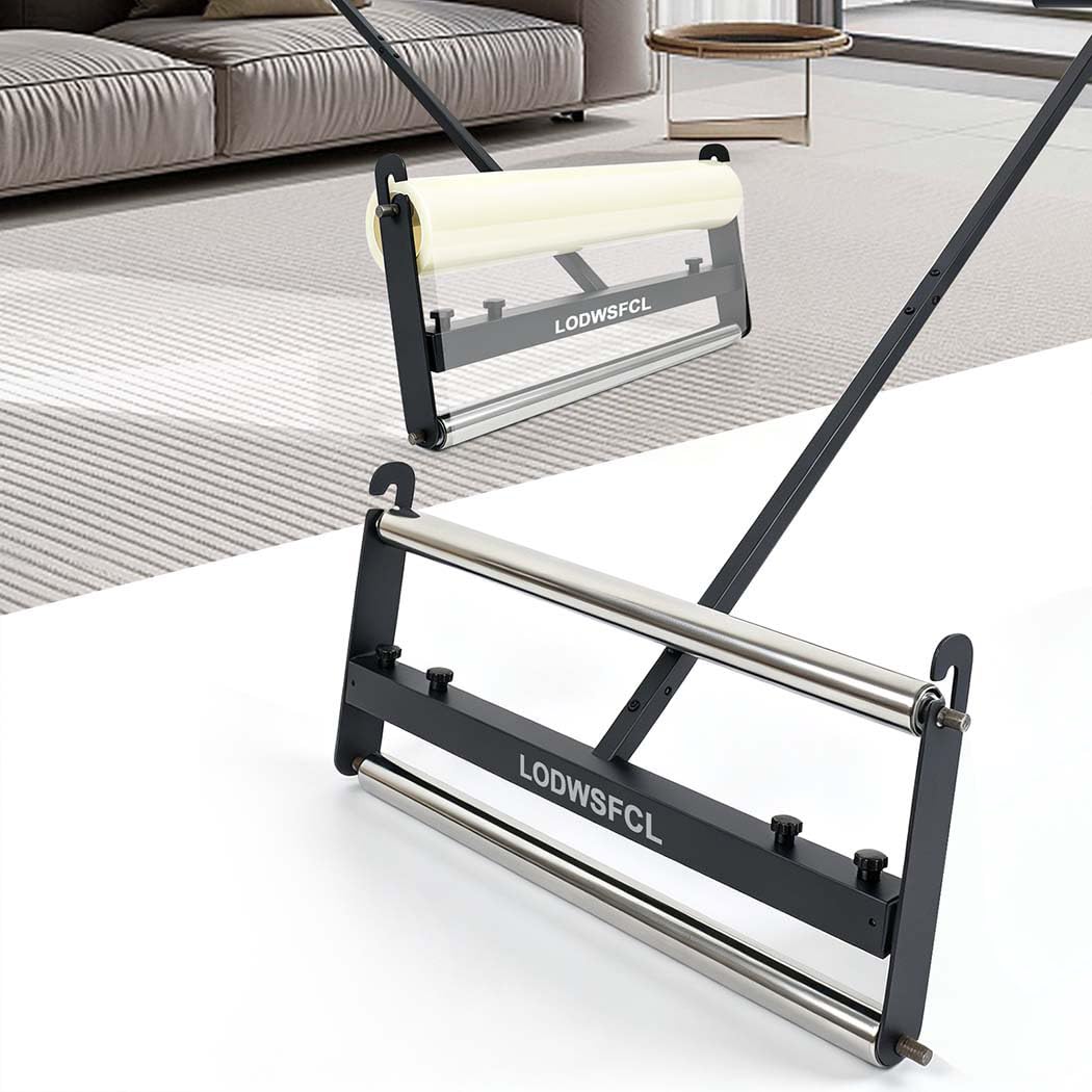 Carpet Protection Film Applicator, Dual Rollers, Quick Change, ADJ 24"&36"W