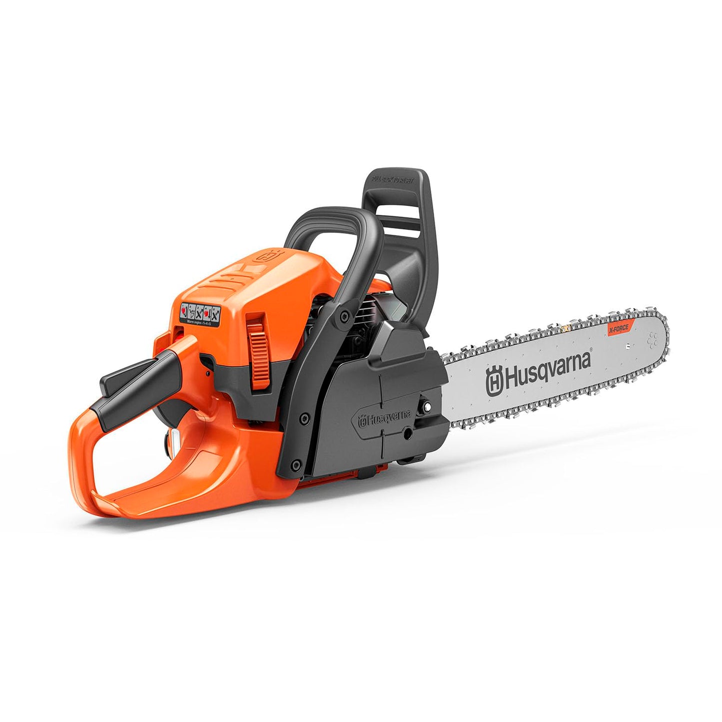Husqvarna 445S Gas Chainsaw 18 Inch, 50-cc 3-HP, 2-Cycle X-Torq Engine, with Automatic Oiler, For Wood Cutting and Tree Trimming, Gifts for Men