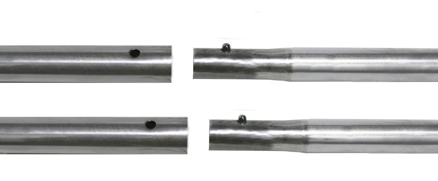 USA-Made Snow Roof Rake with Shingle Saver Rollers (20 Foot)