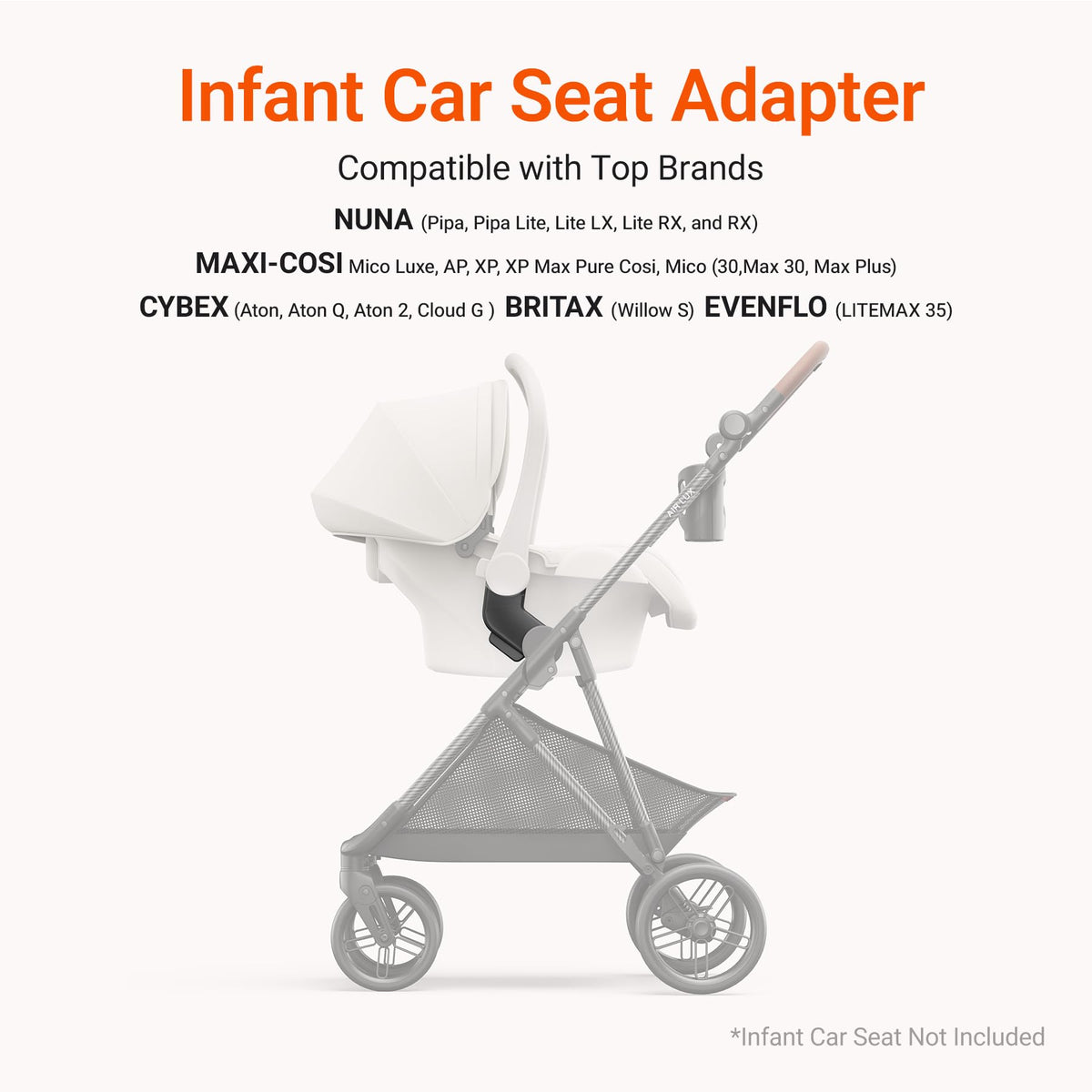 Mamazing Full-Size Baby Stroller with Bassinet from Newborn to Toddler
