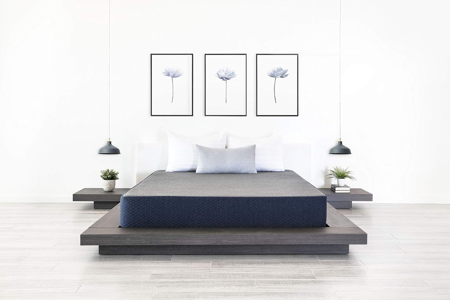 DREAMFOAM Brooklyn Bedding Copperflex Essential 8" Gel Memory Foam Mattress |Olympic Queen 66x80|Made in Arizona