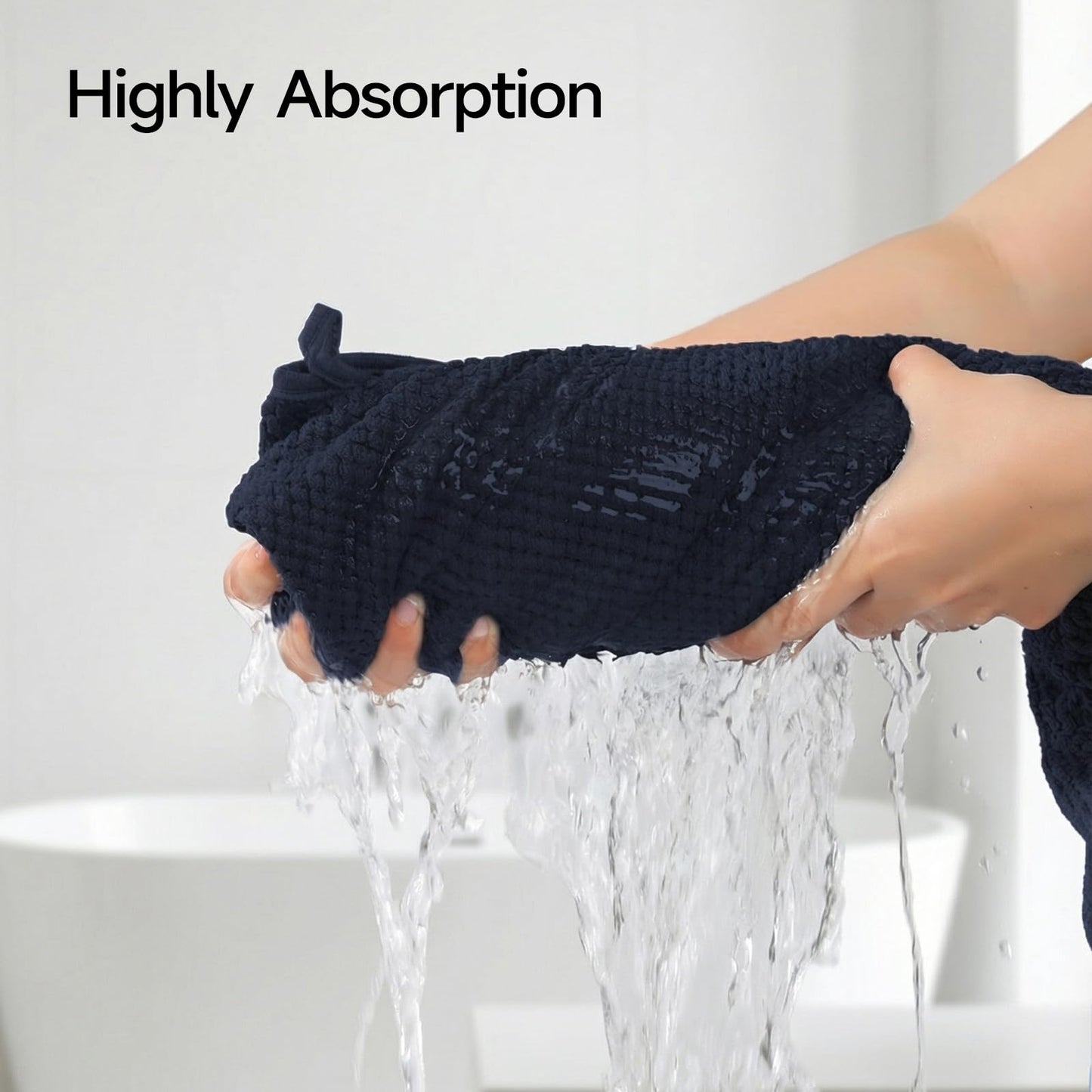 REDKISS Pack of 1 Jumbo Bath Sheet, 40 x 80 Inches Microfiber Oversized Bath Towel for Bathroom, Extra Large & Lightweight, Quick-Dry, Super Soft & Highly Absorbent, Perfect to Wrap Yourself In, Black