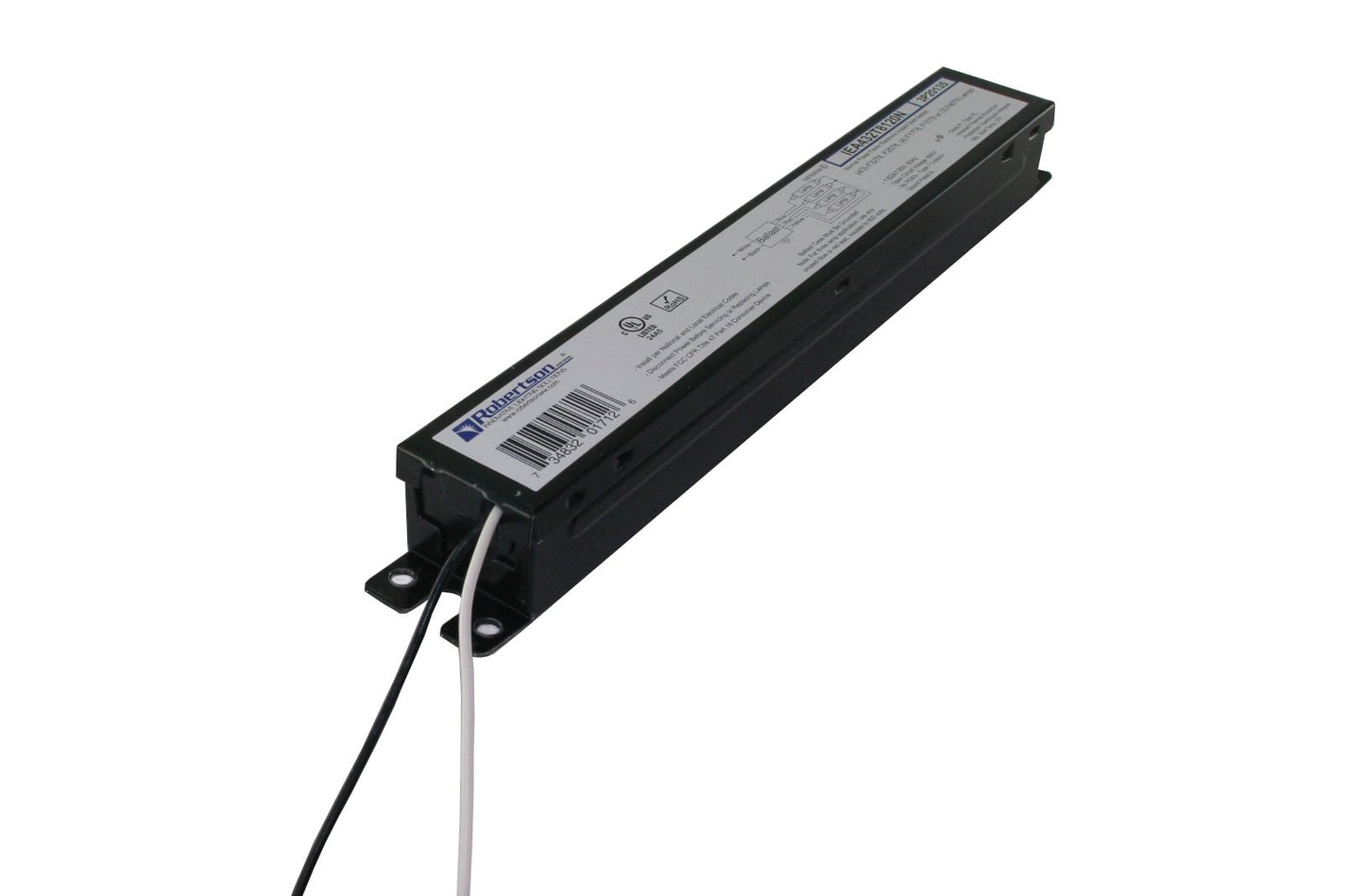 Robertson IEA432T8120N (3P20135) Electronic Fluorescent Ballast, for 3 or 4 T8 Fluorescent lamps between 17W-32W (F17T8 through F32T8) or 3 F40T8 Lamps, Instant Start, 120V (Qty 1)