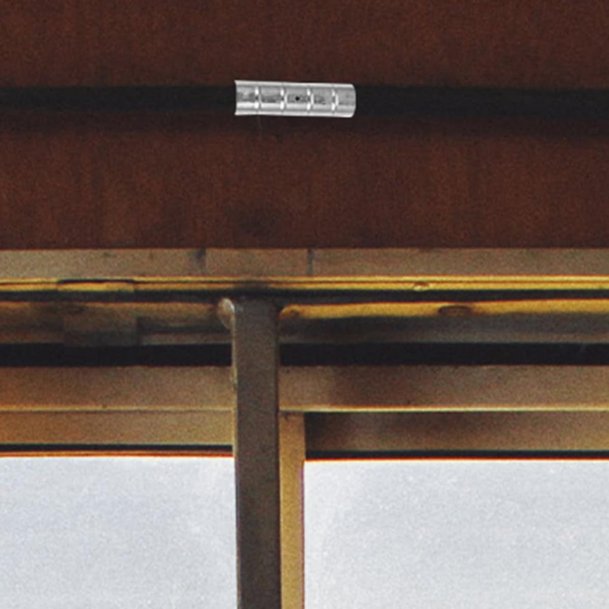 2pcs Stainless Steel Curtain Rod Coupler Window Installation