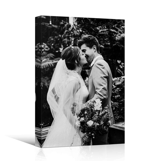 MUDECOR Custom Canvas Prints Personalized Wall Art with Your Wedding Photos/Pictures Digitally Printed - 8x10inches