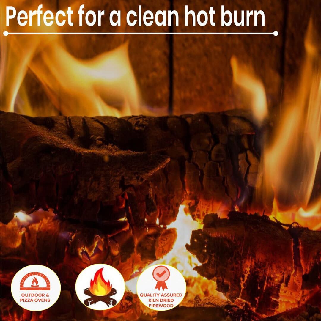 Old Potter Kiln Dried Firewood, ~1.5 Cu Ft ~ 38-45 lbs, for Solo Stove, Firepits and Fireplaces or Cooking, 16 Inch Logs, Oak