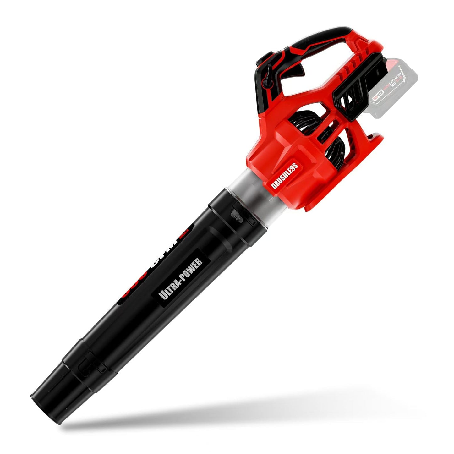 Paxwrenx Cordless Leaf Blower Compatible with Milwaukee M18 Battery, 600 CFM 125 MPH Brushless Electric Blower with Speed Lock, Handheld Tool for Lawn Care, Snow & Leaves (Battery Not Included)