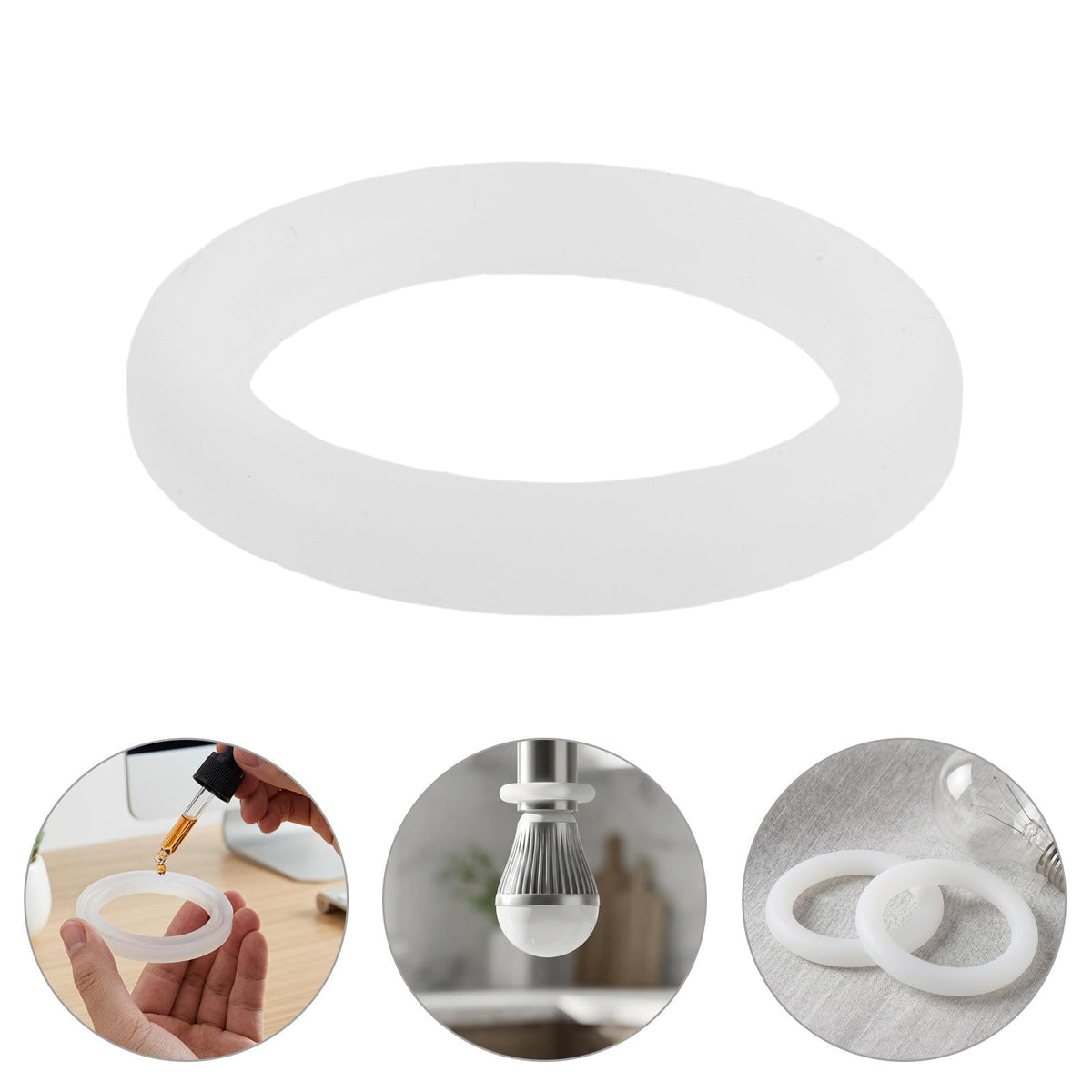 2pcs Light Bulb Fragrance Ring Silicone for Bayonet Sockets