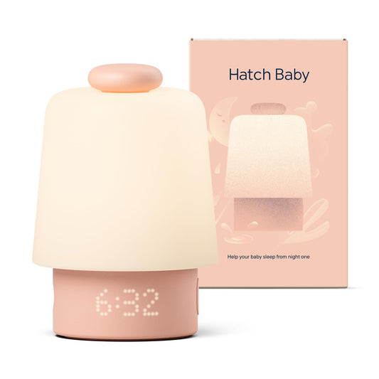 Hatch Baby Sound Machine & Night Light Routine Builder (Peach)