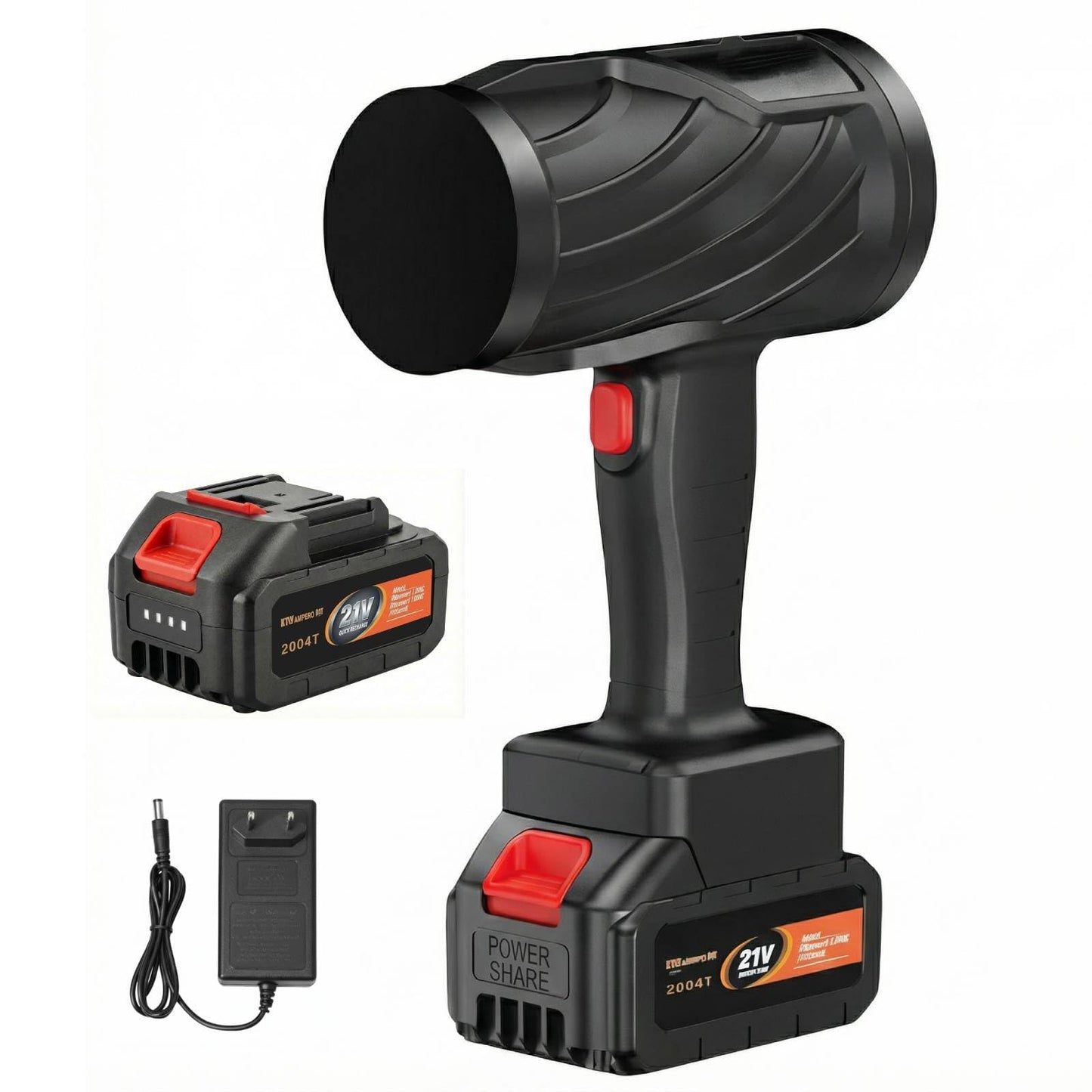 Cordless Leaf Blower, Lightweight Handheld Electric Dust Cleaner Blower with Adjustable Speed, Battery Powered Leaf Blowers for Lawn Care, Patio Cleaning & Blowing Drying with 1 Pack Battery Powered