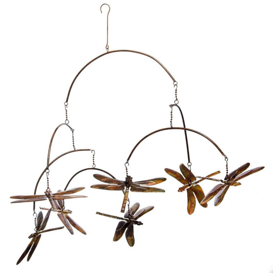 Ancient Graffiti Hanging Dragonfly Mobile, Multi, 28" H