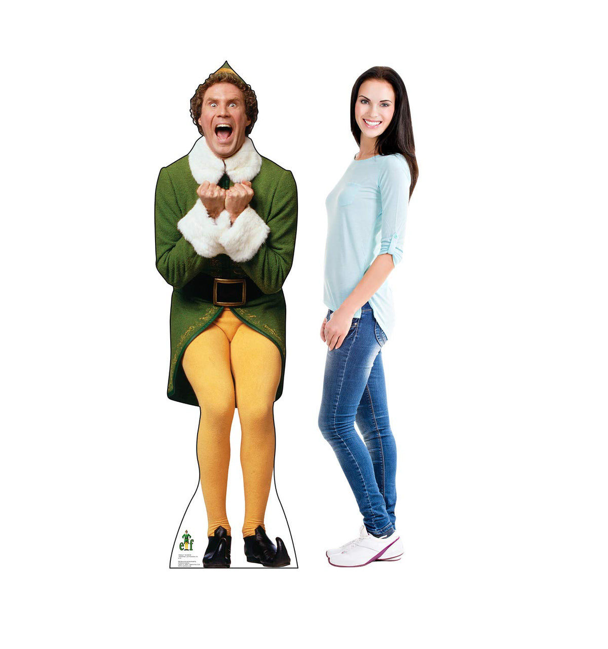 Cardboard People Buddy The Elf Excited Cardboard Cutout