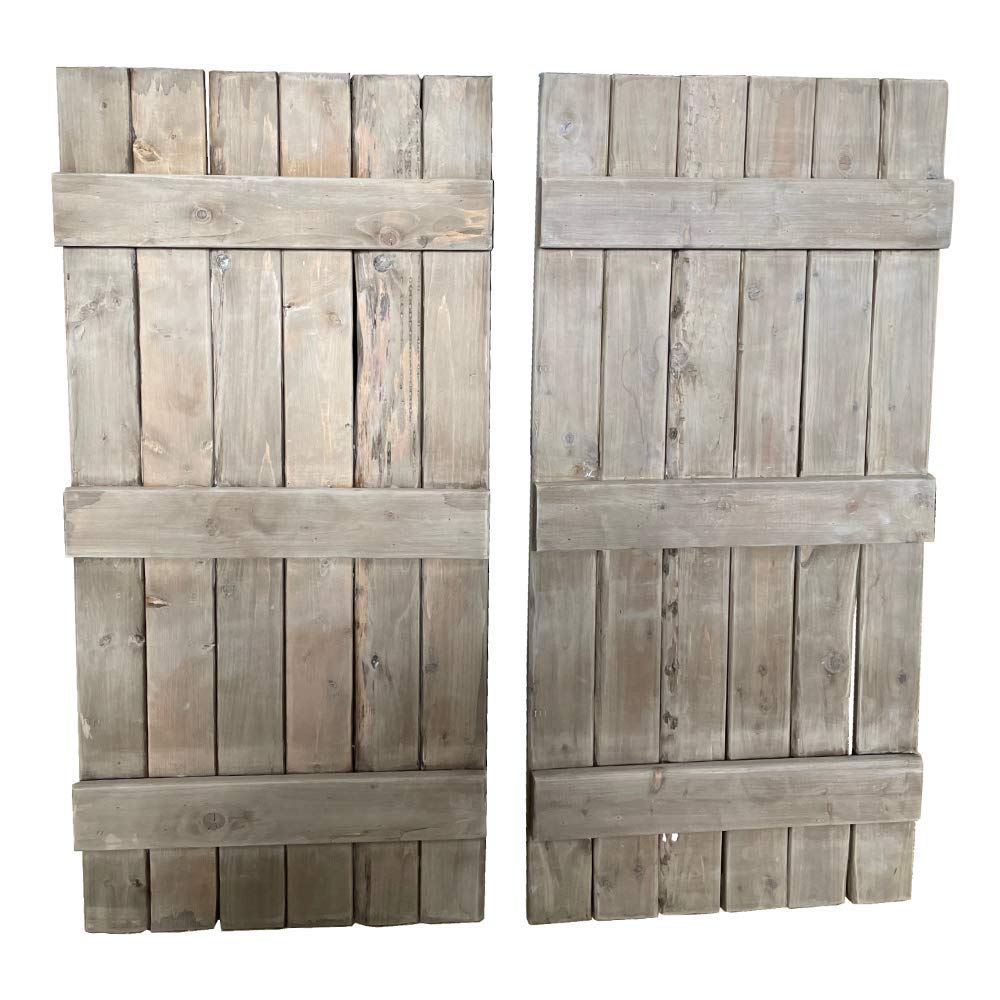 Rustic Farmhouse Decorative Shutters
