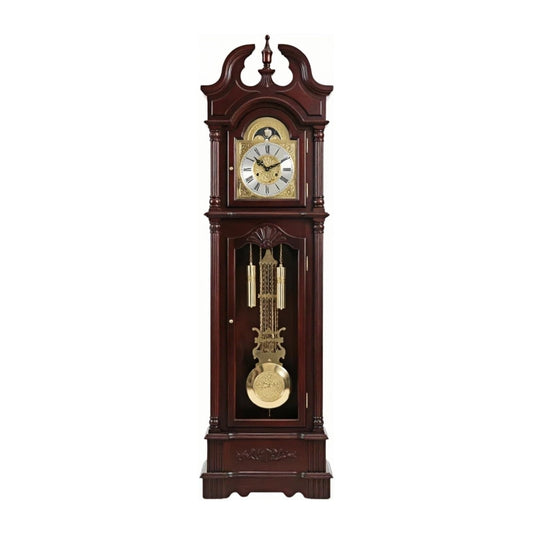 CFGH6FDF Wood Grandfather Clock Floor Mechanical Pendulum Decor
