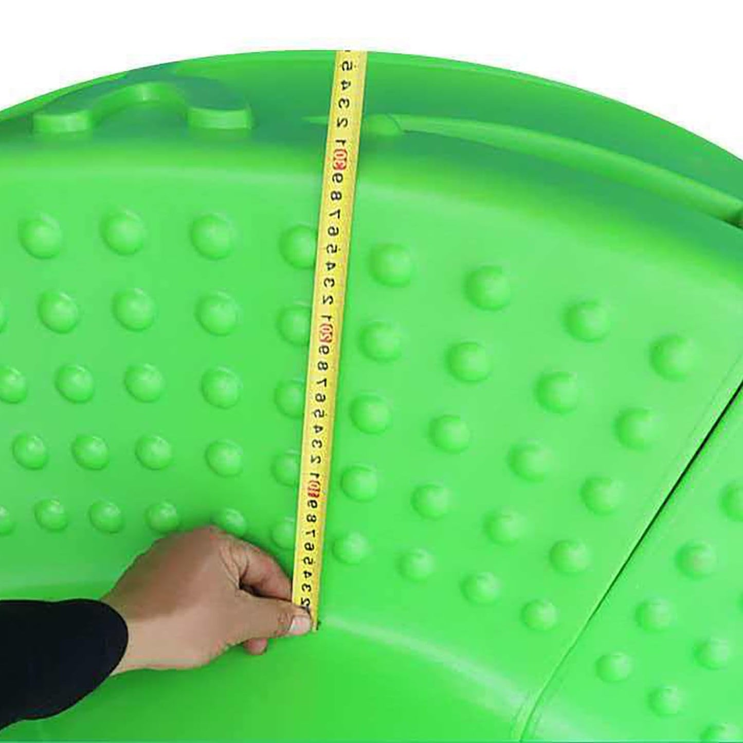 JOSOGO Modular Kids Outdoor Bench, Plastic Semicircle Tree Wrap Seating for Toddler Playground, Weather Resistant Circle Garden Stool for Daycare Preschool Backyard