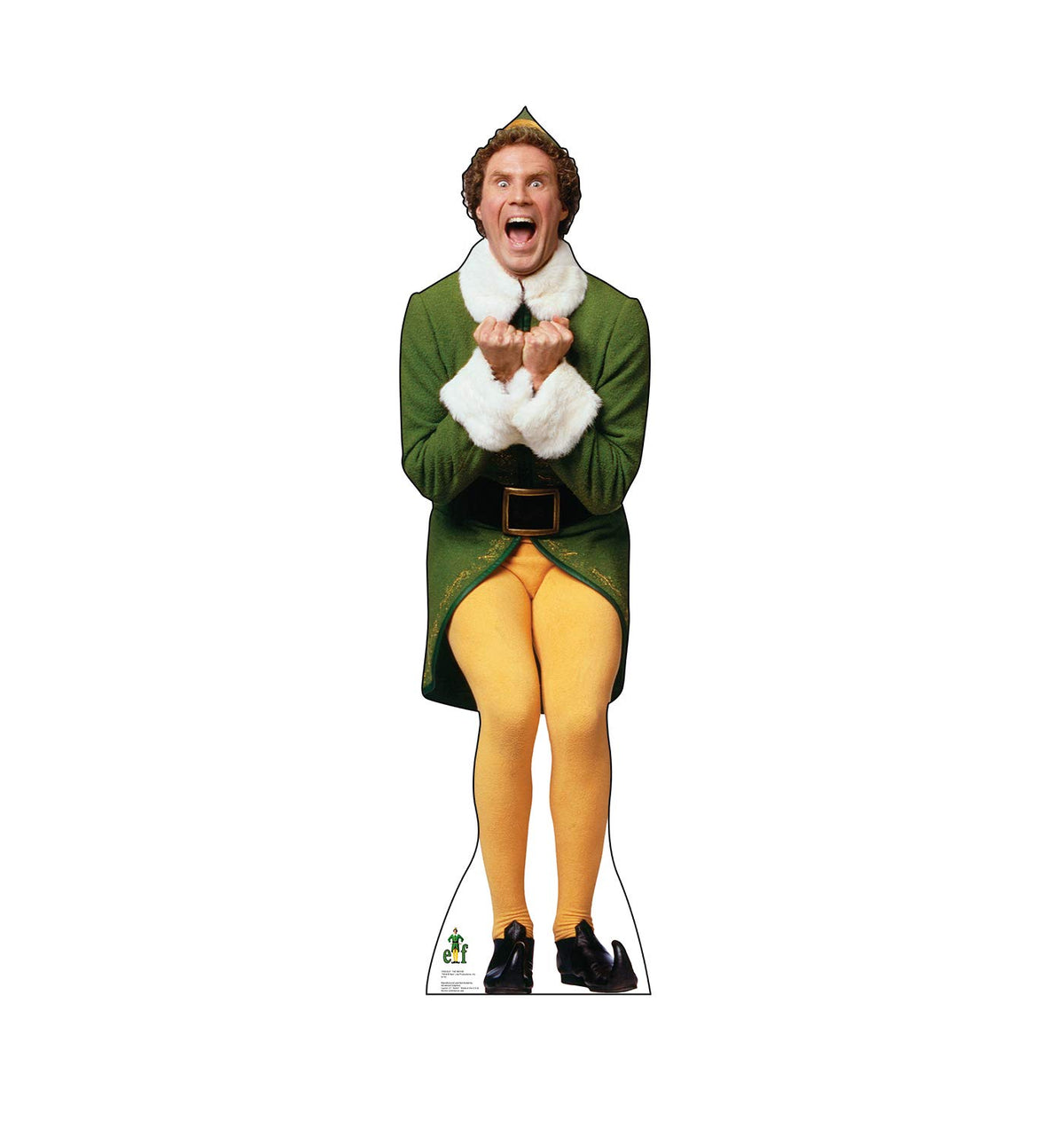 Cardboard People Buddy The Elf Excited Cardboard Cutout