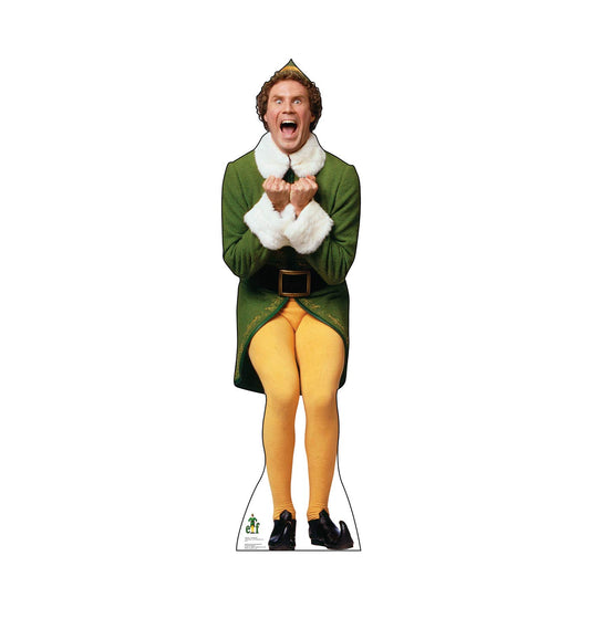 Cardboard People Buddy The Elf Excited Cardboard Cutout