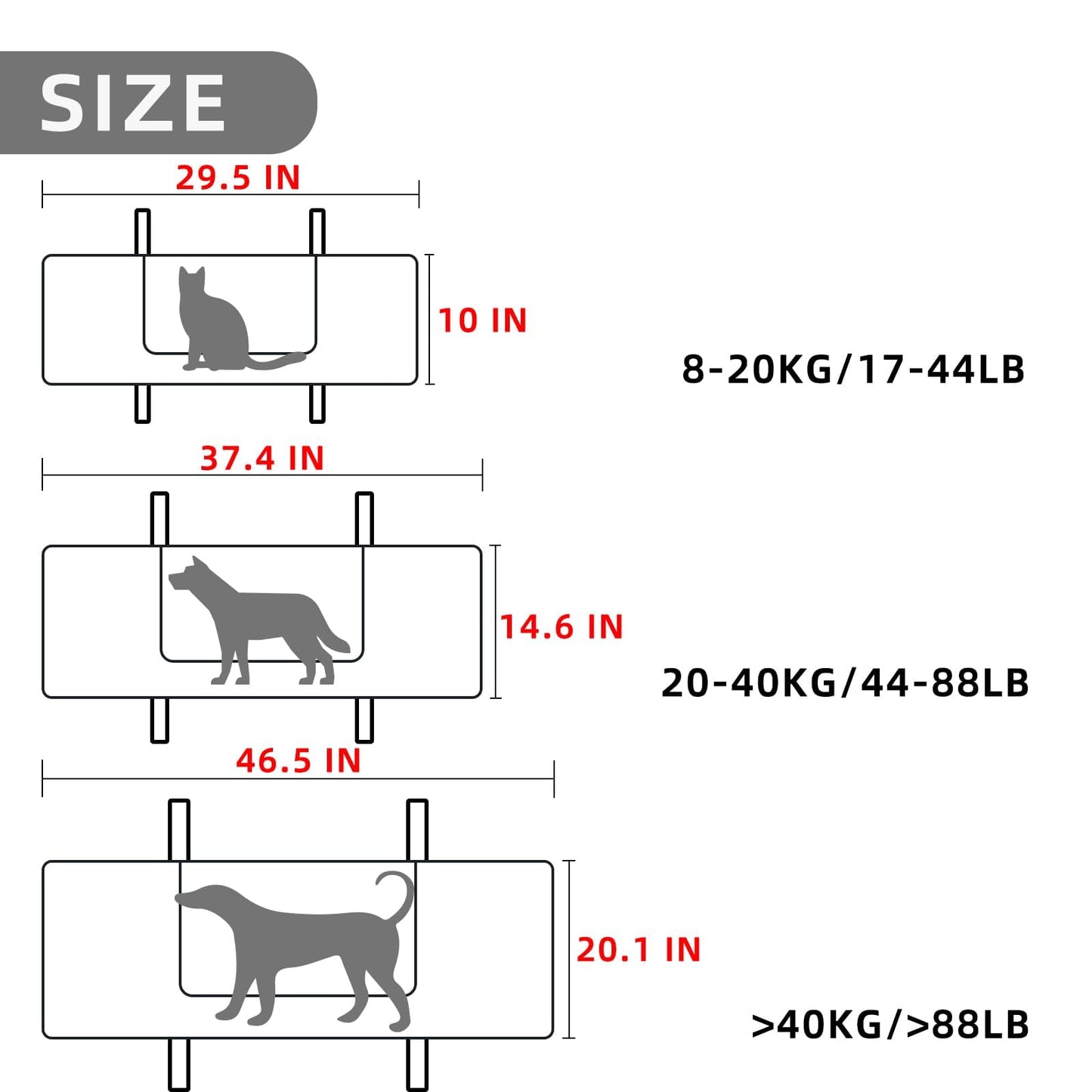 JWIZYOTR Eco-Friendly Pet Casket Body Bag, Pet Burial Box with Dignity, Dog Casket for Burial and Cremation by Customizing with Your Own Words for All Pets - Dogs, Cats, Rabbits and More.（S