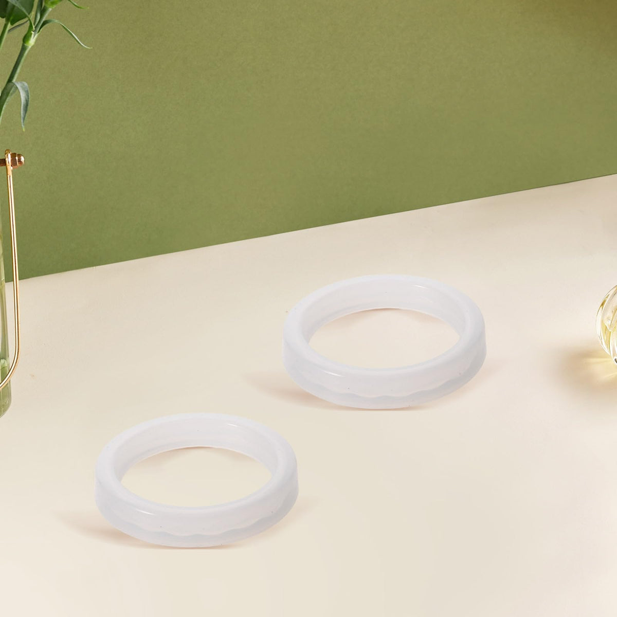 ULDIGI Silicone Lamp Bulb Fragrance Ring 70mm Id 4pcs White