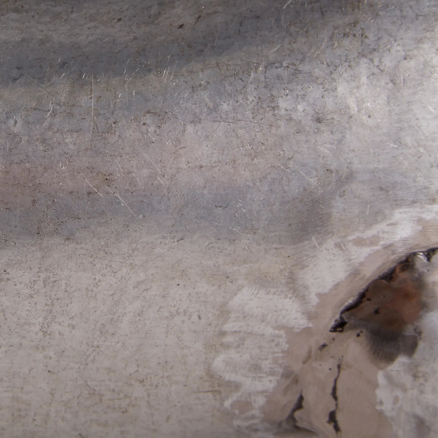 GALVANIZED COW SCULPTURE