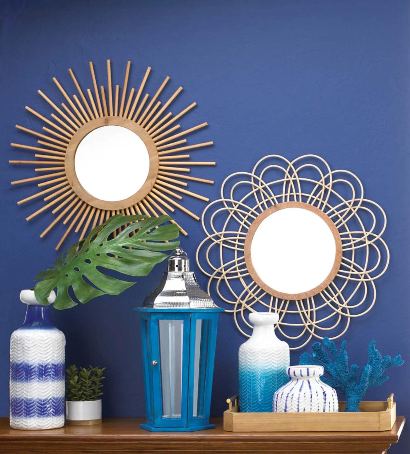 Azul Beach Large Candle Lantern