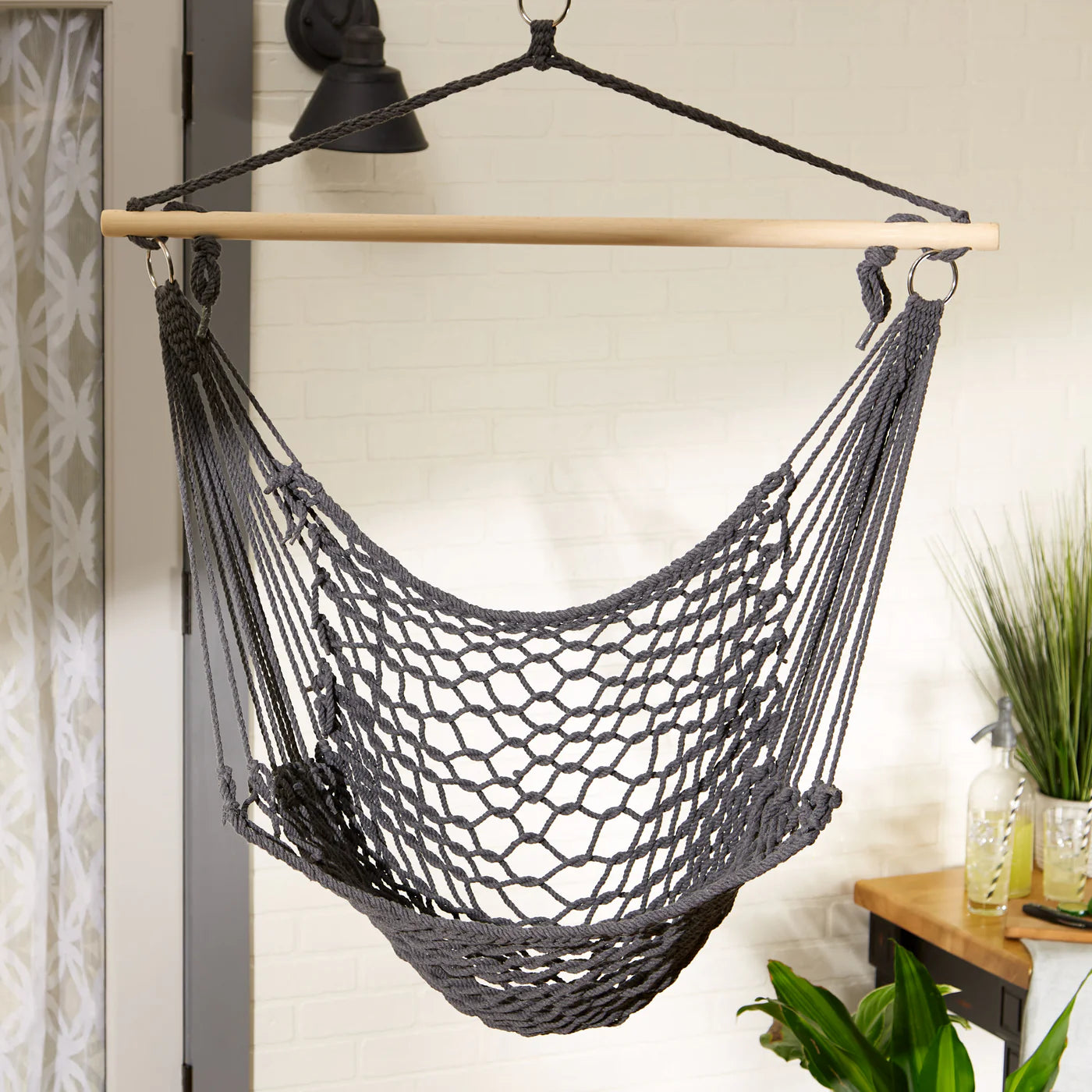 GRAY HAMMOCK CHAIR