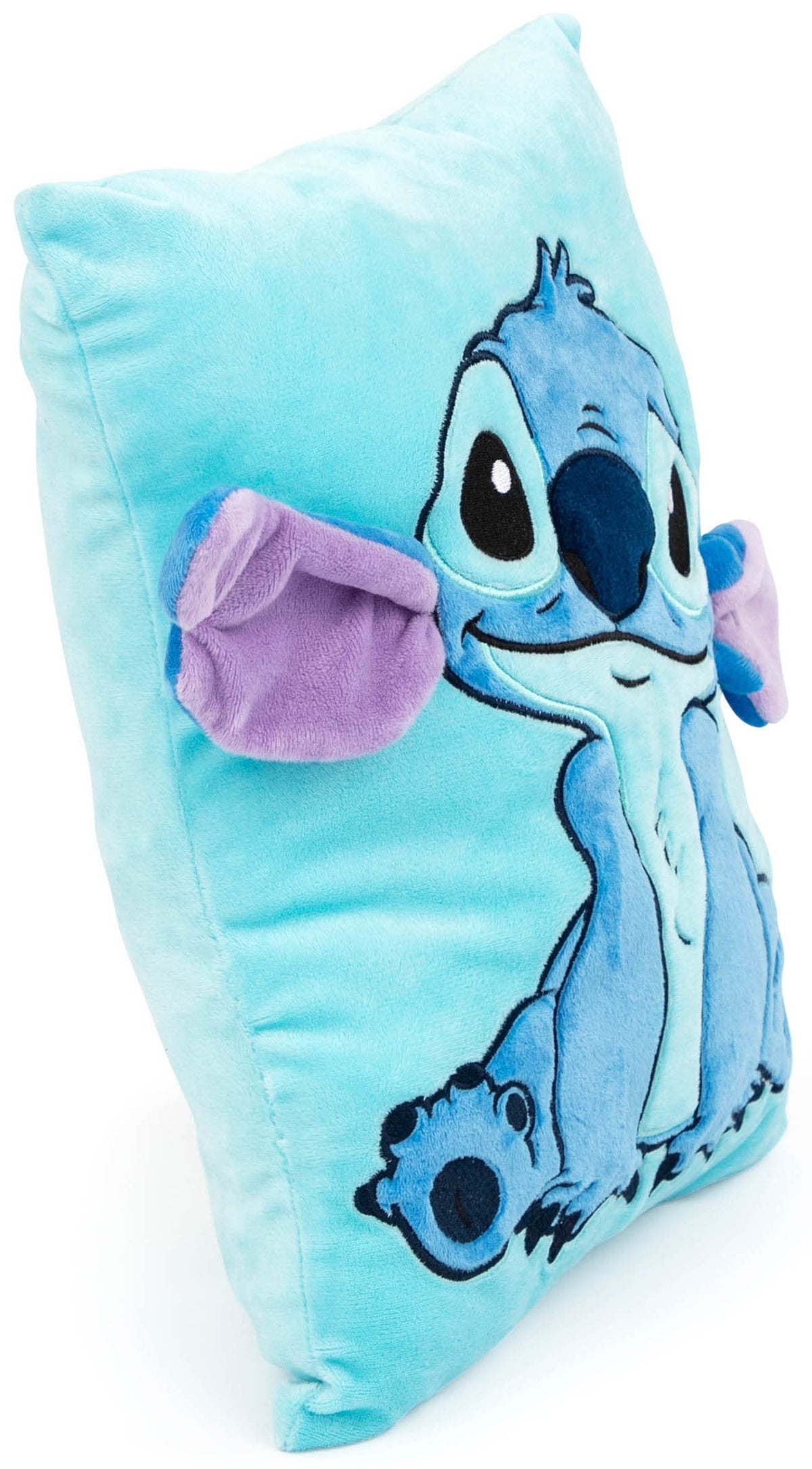 Jay Franco Disney Lilo & Stitch 3D Snuggle Pillow - Super Soft – Measures 15 Inches (Official Disney Product)