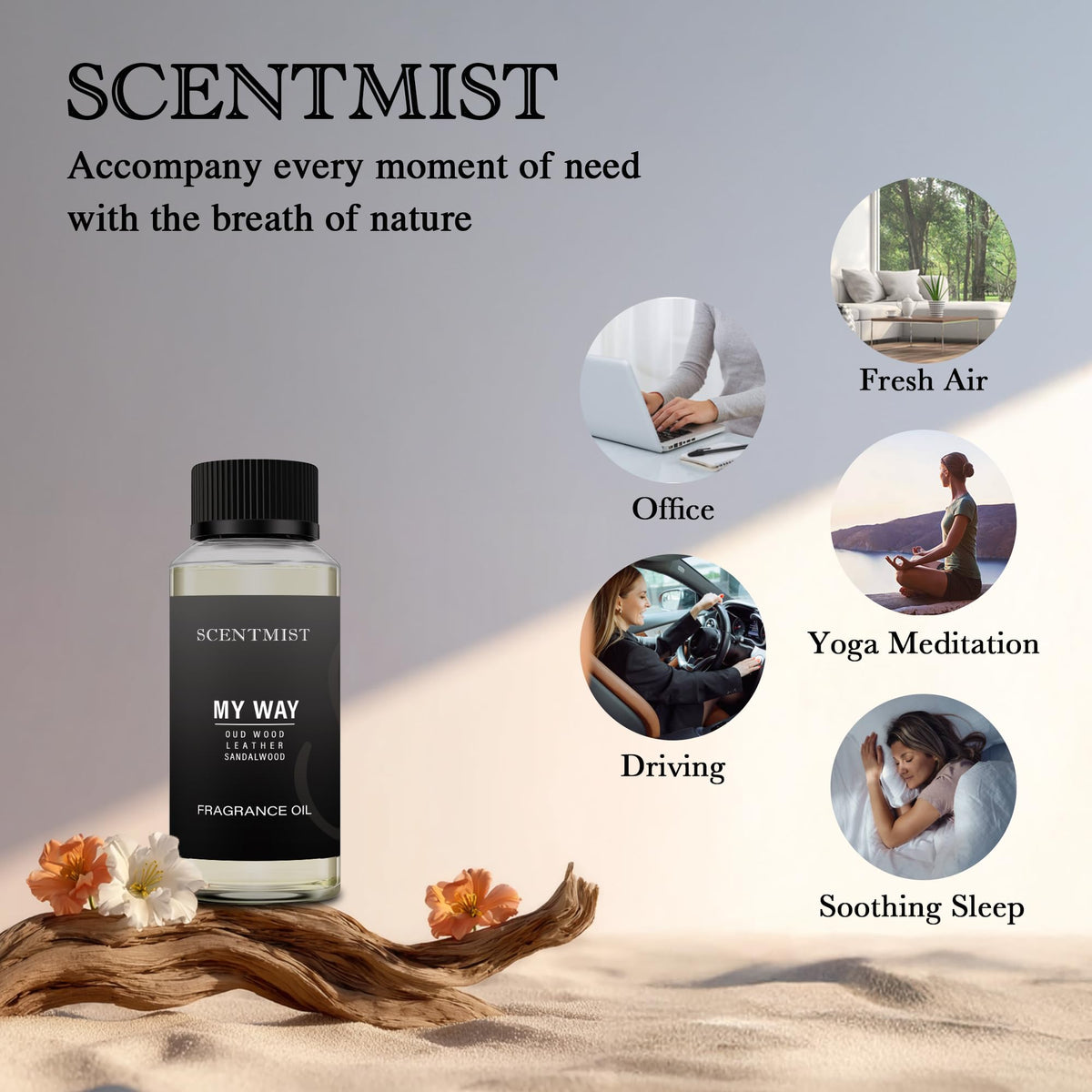 Scentmist My Way Hotel Diffuser Oil Luxury Fragrance Scent 120ml Rich Aroma