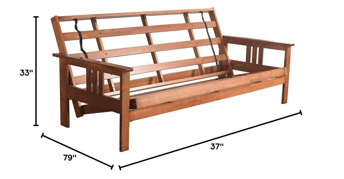 Kodiak Futons Monterey Futon Frame, No Drawers, Barbados