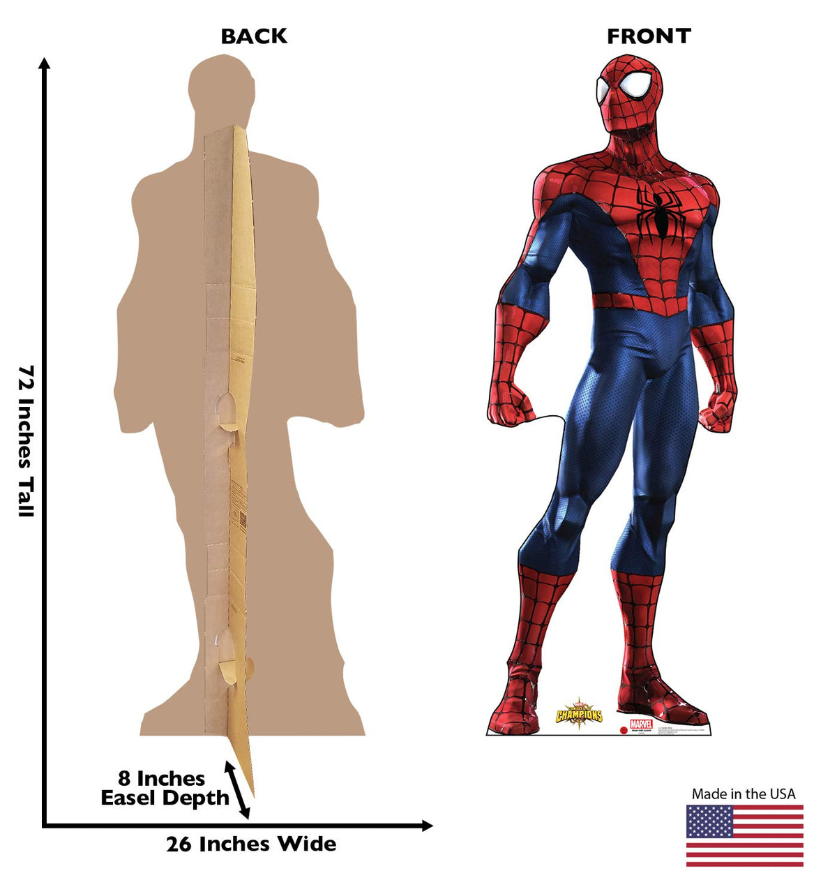 Cardboard People Spider-Man Cardboard Cutout - Marvel: Contest of Champions