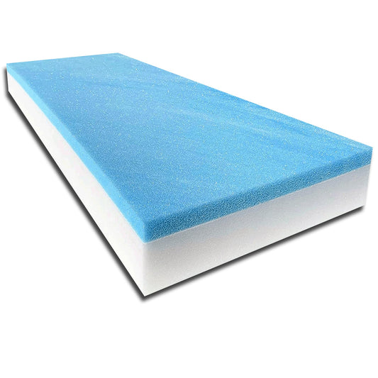 FoamTouch 2" Height x 30" Width x 80" Length Camper/RV bunk Mattress with Gel Memory Foam -No Cover