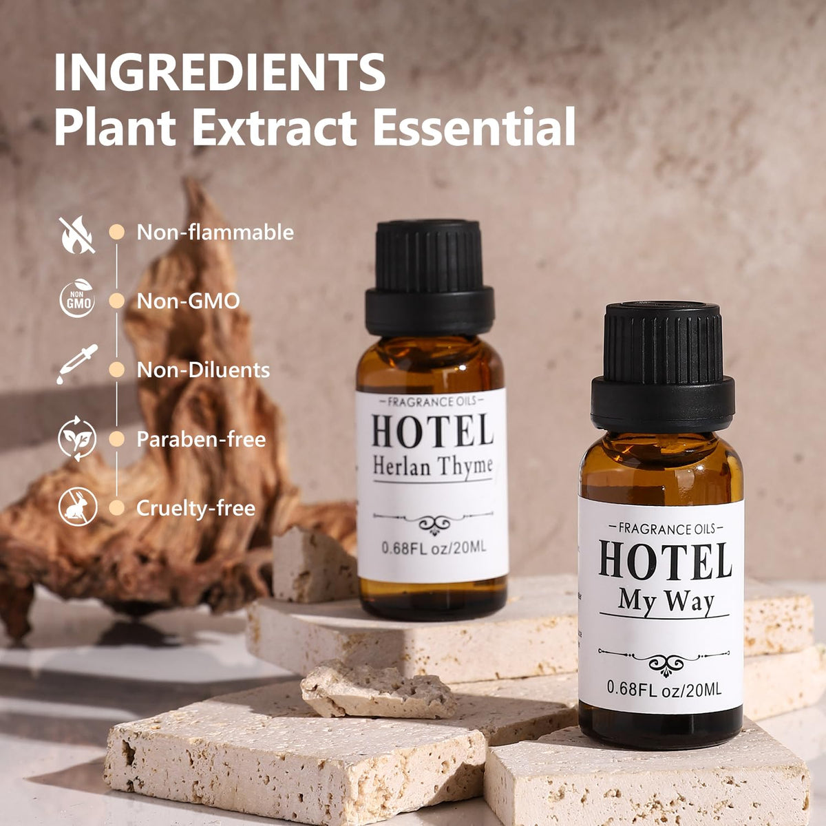 Hotel Collection Diffuser Oil Set - 8 Pack 20ml, White Tea & My Way
