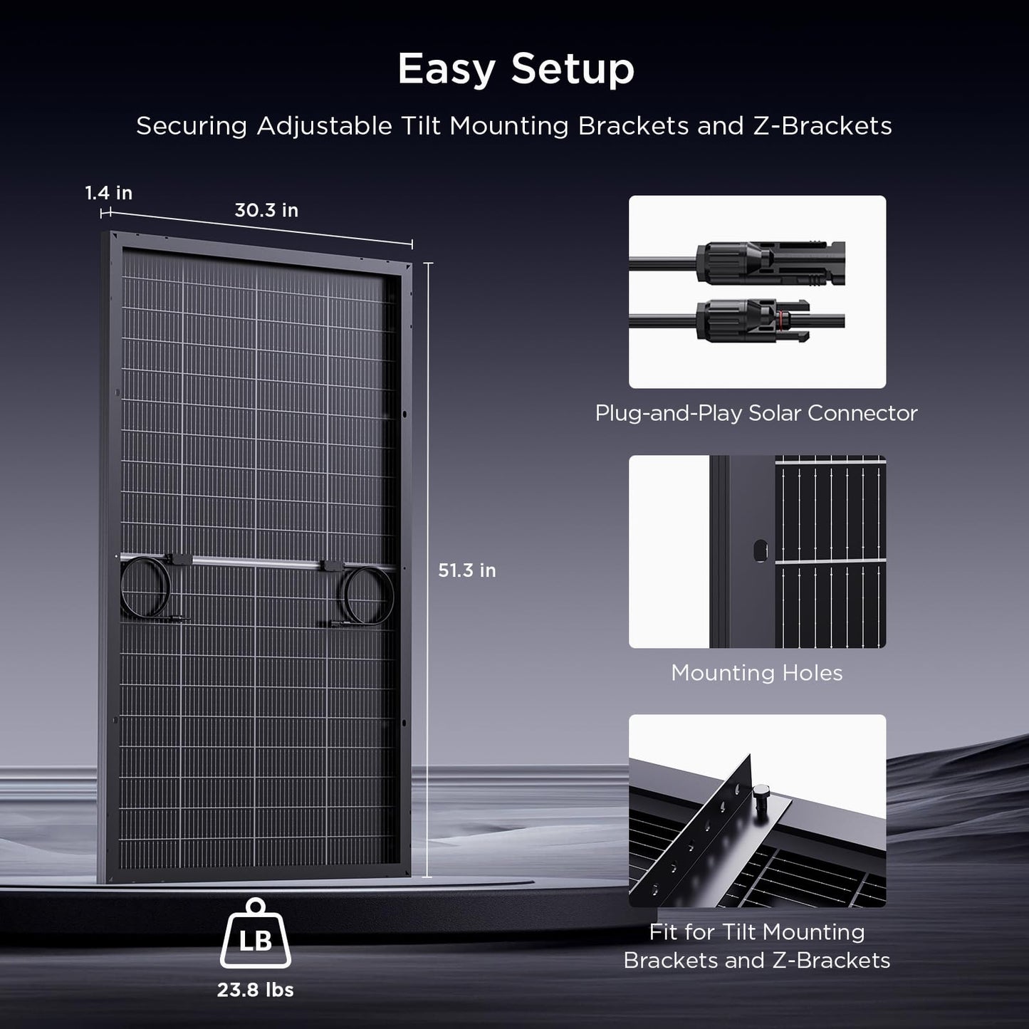 Callsun N-Type 16BB 400W Bifacial Solar Panel, 2Pcs 200 Watt Solar Panel 12V, 25% High Efficiency, Dual-Module Parallel Anti-Shade Design, for RV Van Marine Home Rooftop Off-Grid Systems